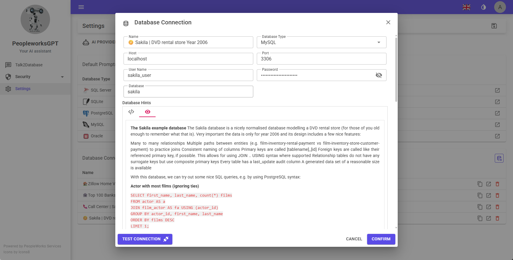 Finance Agent Interface