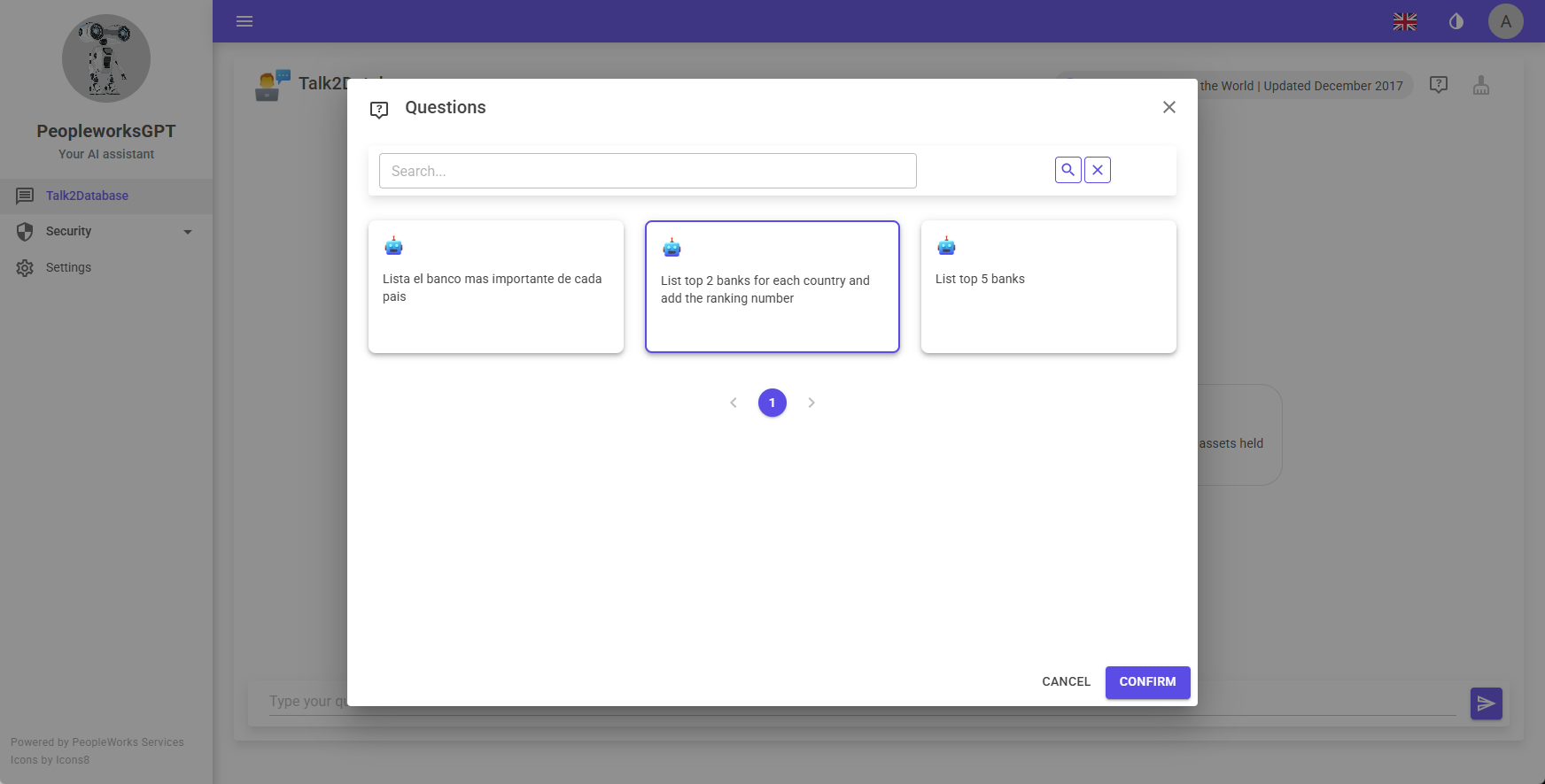 State Recreation Interface